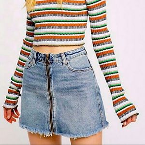 Free People Denim / Jean Skirt